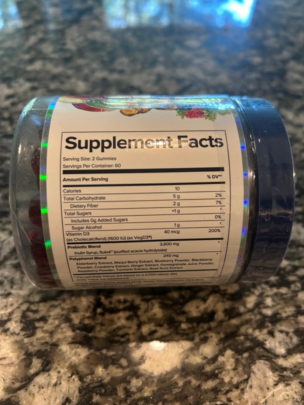 Mighty Reds Berry Flavor Gummies - Picture 3 of 3